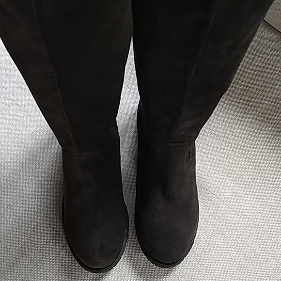 BooRoo Tall Suede Boots-100% Merino wool! sz 9 - Picture 6 of 8